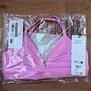 ALO Candy Heart Pink XXS Splendor Bra Brand New NWT 🩷